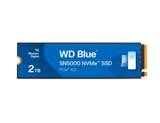 דיסק פנימי WD Blue SN5000 NVMe SSD 2TB PCIe Gen4X4 2280