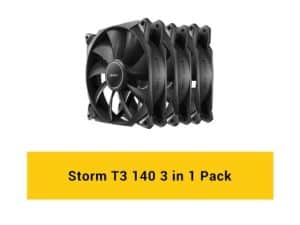 מאווררים למארז Antec Storm T3 140mm Black 3 Fan Pack